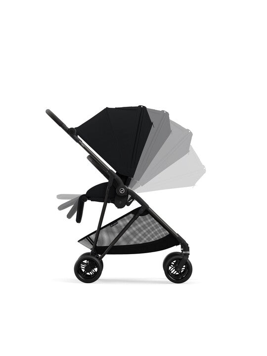 Cybex Melio Carbon Stroller Moon Black Stroller Cybex Yallatoys