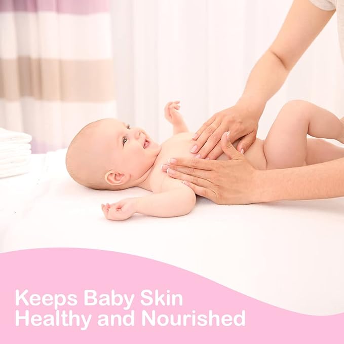 Cool & Cool Baby Oil 250ML Paraben Free Enriched with Vitamin E and Grape Seed Oil for Gentle Hydration Cool & Cool Yallatoys