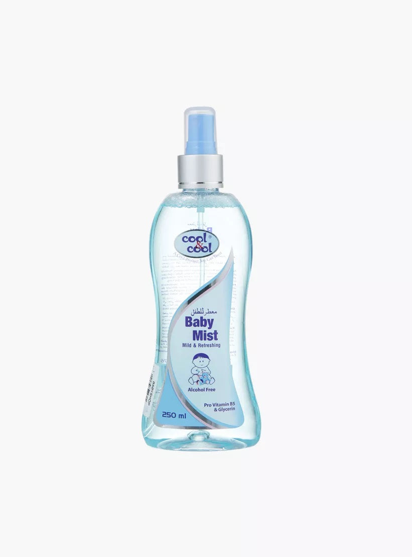 Cool & Cool Baby Mist Blue250Ml Alcohol Free Paraben Free Glycerin Mild And Refreshing Cool & Cool Yallatoys