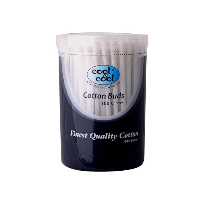 Cool & Cool Cotton Buds Assorted Colours 100's Cool & Cool Yallatoys