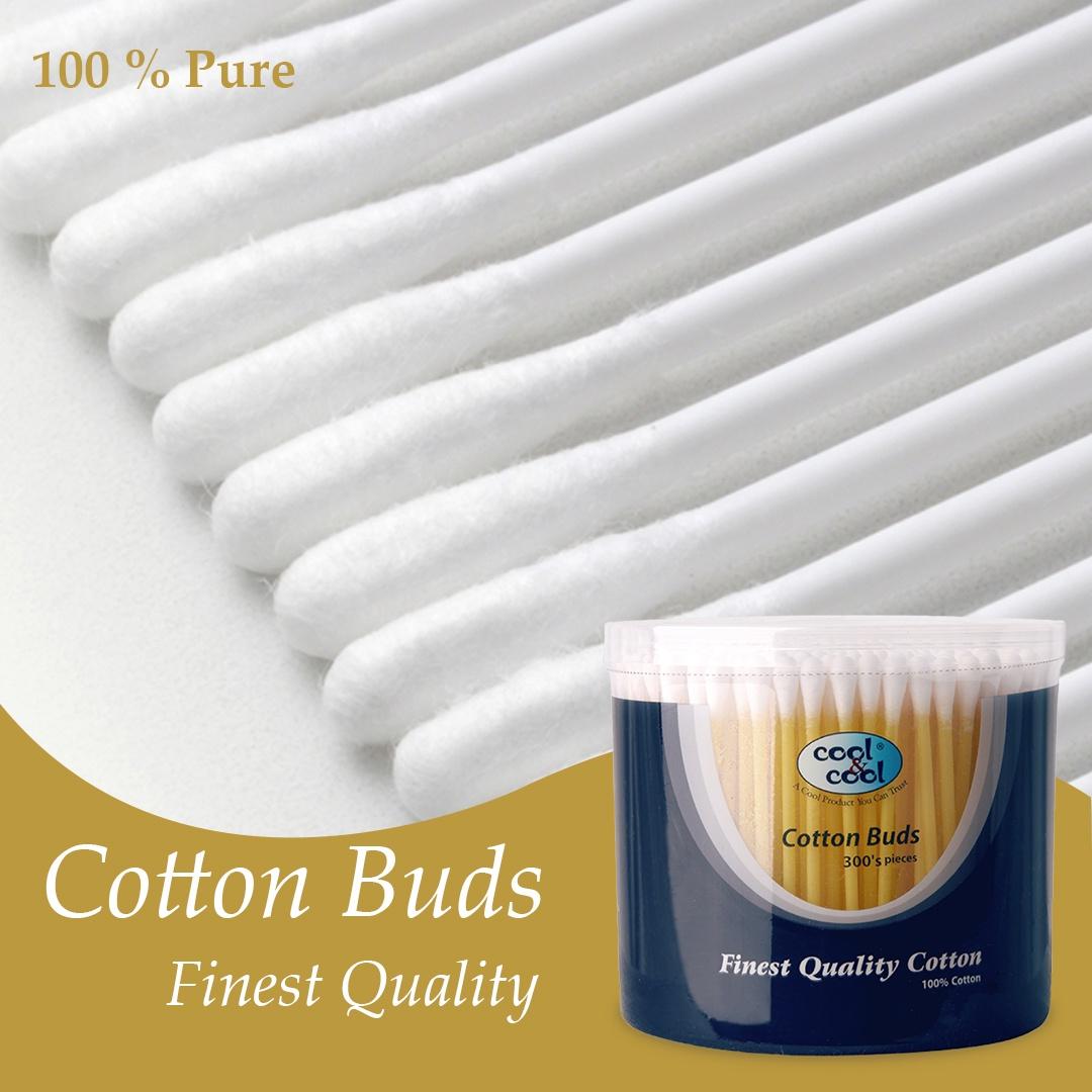 Cool & Cool Cotton Buds Assorted Colours 300's Cool & Cool Yallatoys