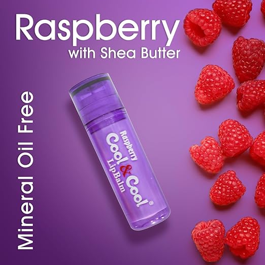 Cool & Cool Lip Balm Raspberry Cool & Cool Yallatoys