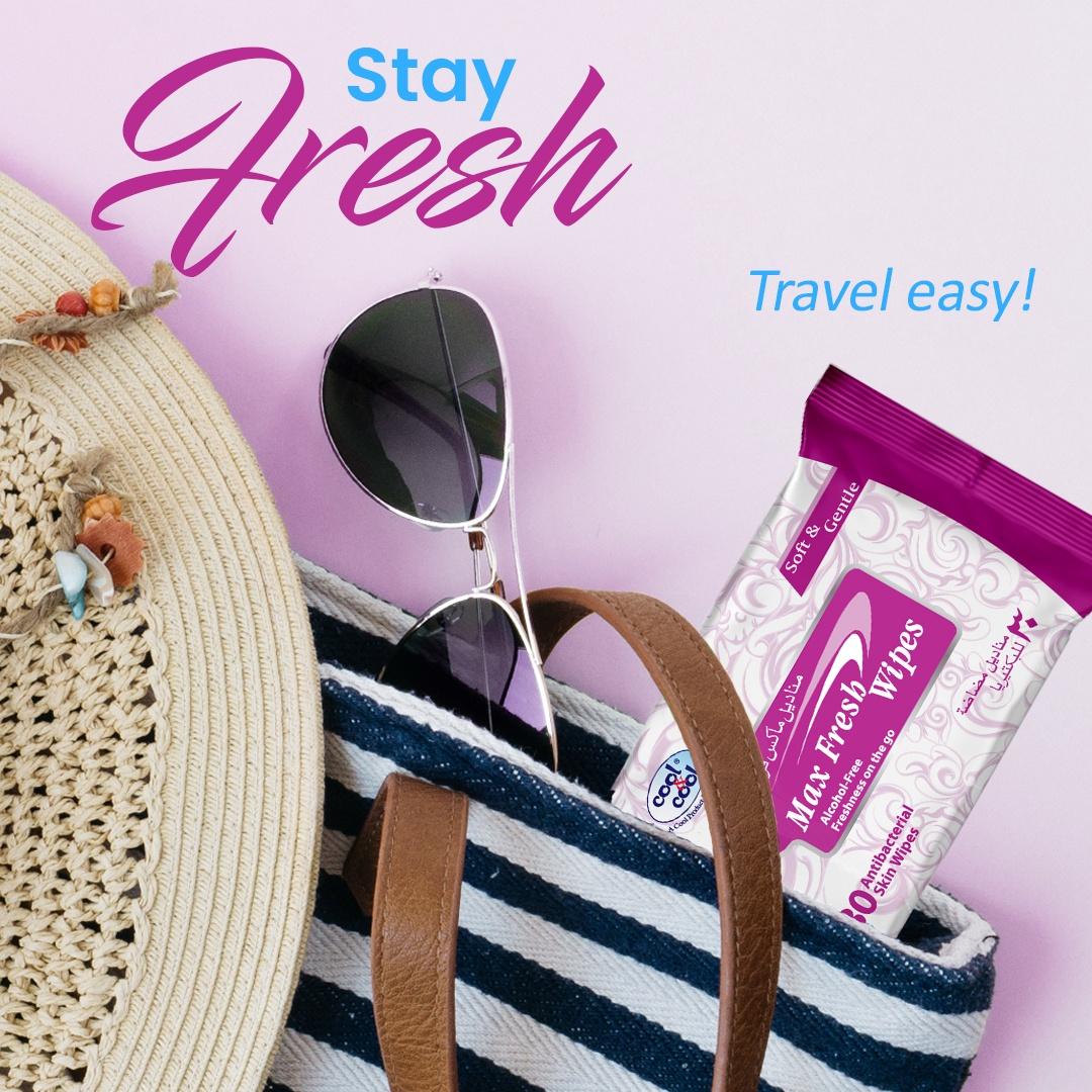 Cool & Cool Max Fresh Wipes 30's Cool & Cool Yallatoys