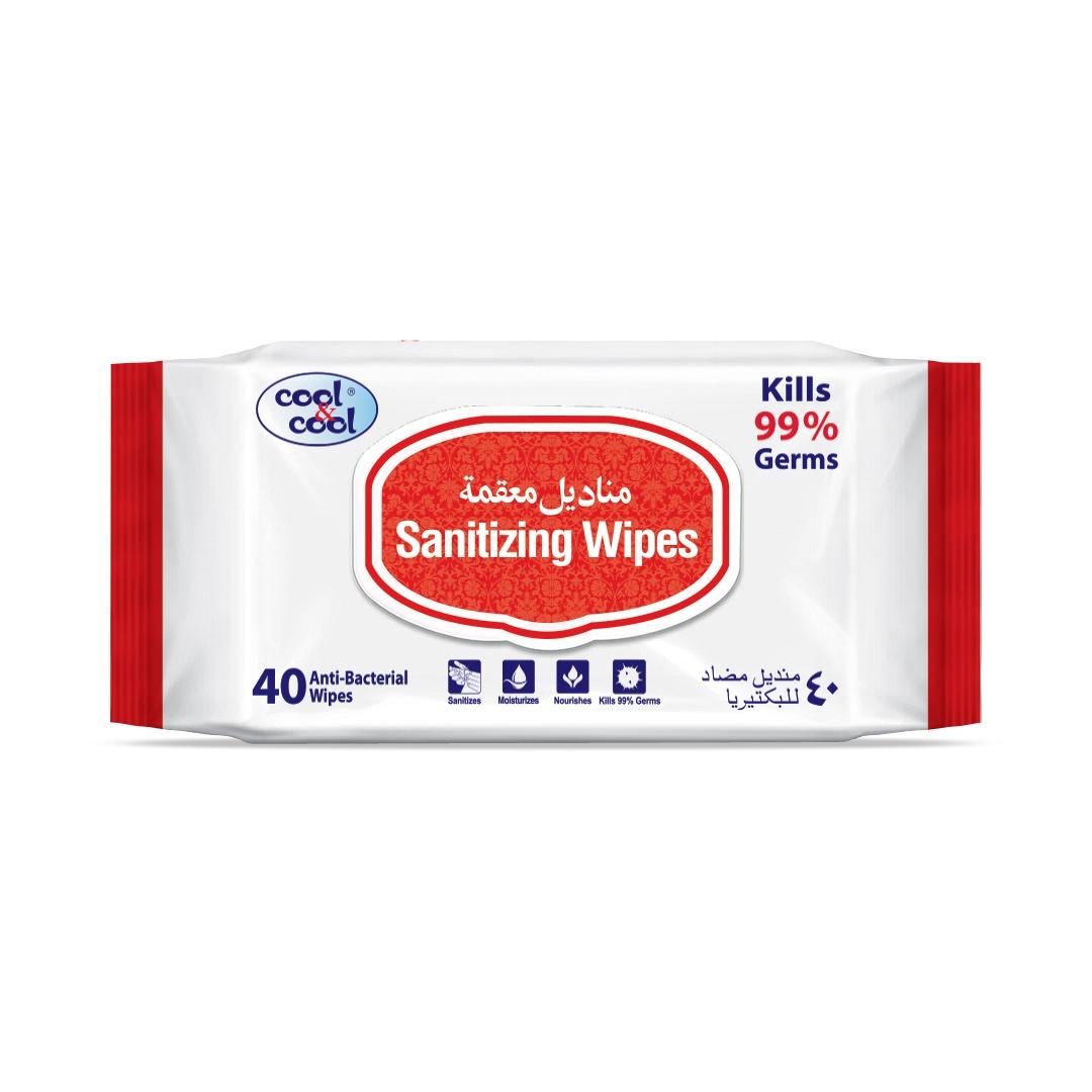 Cool & Cool Sanitizing wipes 40's Cool & Cool Yallatoys