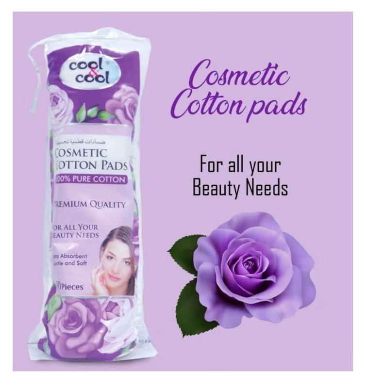 Cool & Cool Cosmetic Cotton Pads 80's Pack of 3 Cool & Cool Yallatoys