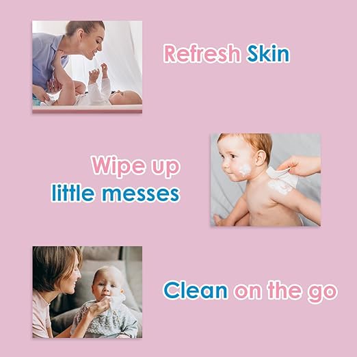 Cool & Cool Baby Wipes 80 Pcs Twin Pack