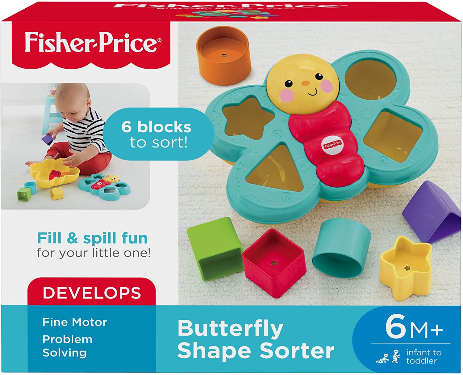 Buy Fisherprice Core Butterfly Shape Sorter | Yallatoys.com