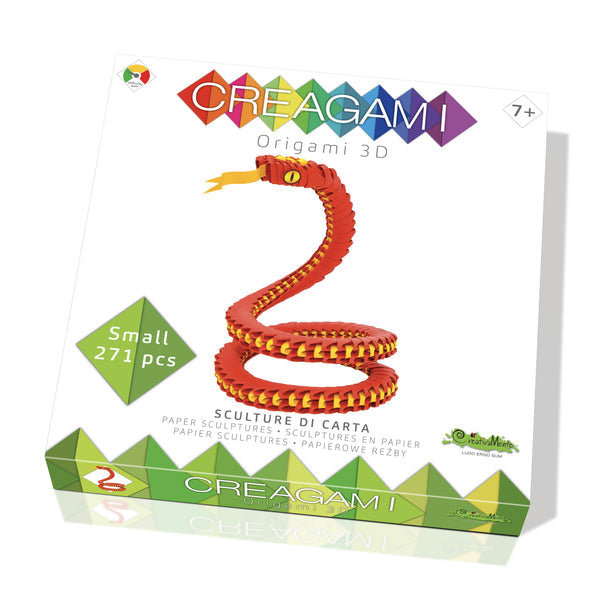 Buy Creagami 3D Snake Origami Kit 271pcs Small | Yallatoys.com