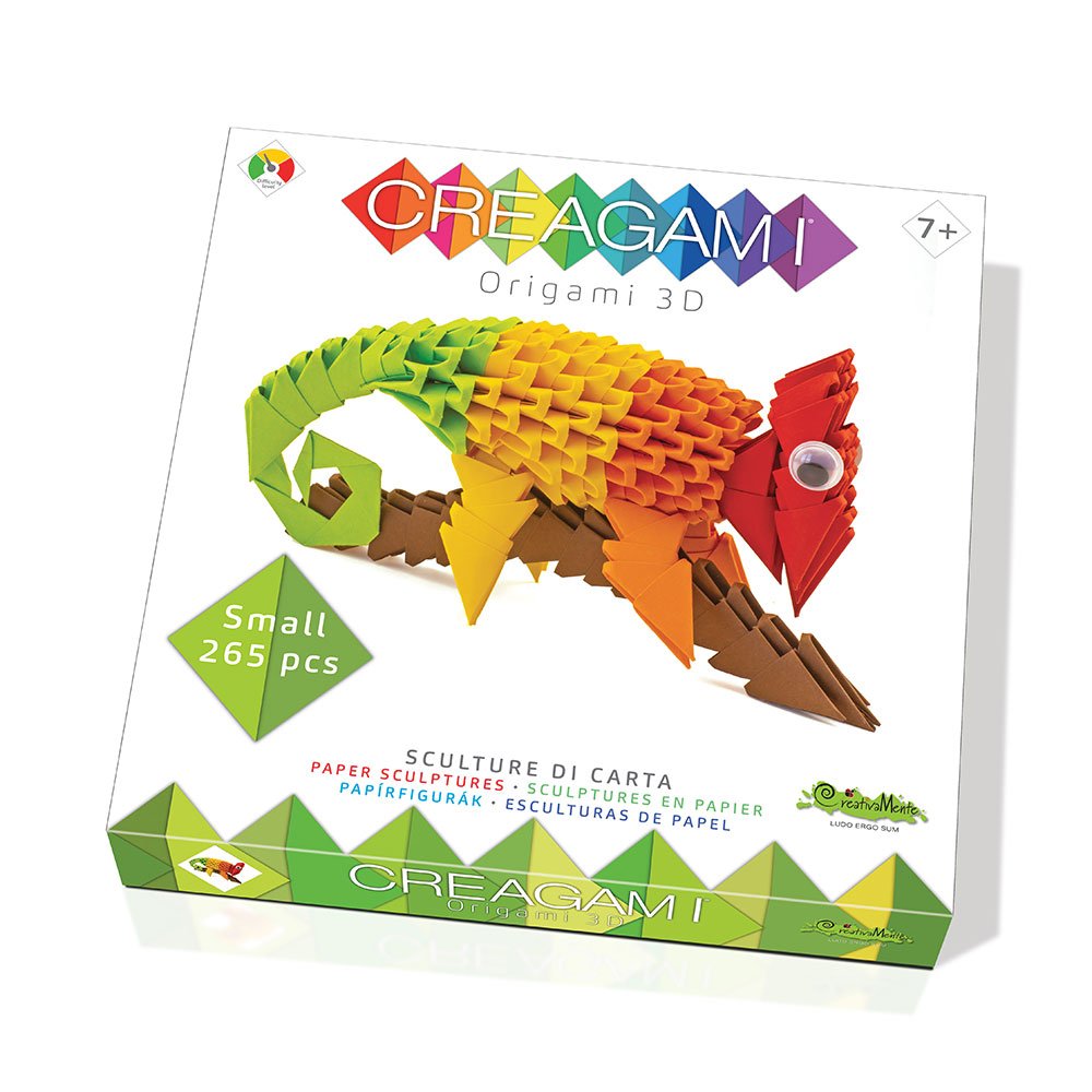 Buy Creagami 3D Chameleon Origami Kit 265pcs Small | Yallatoys.com