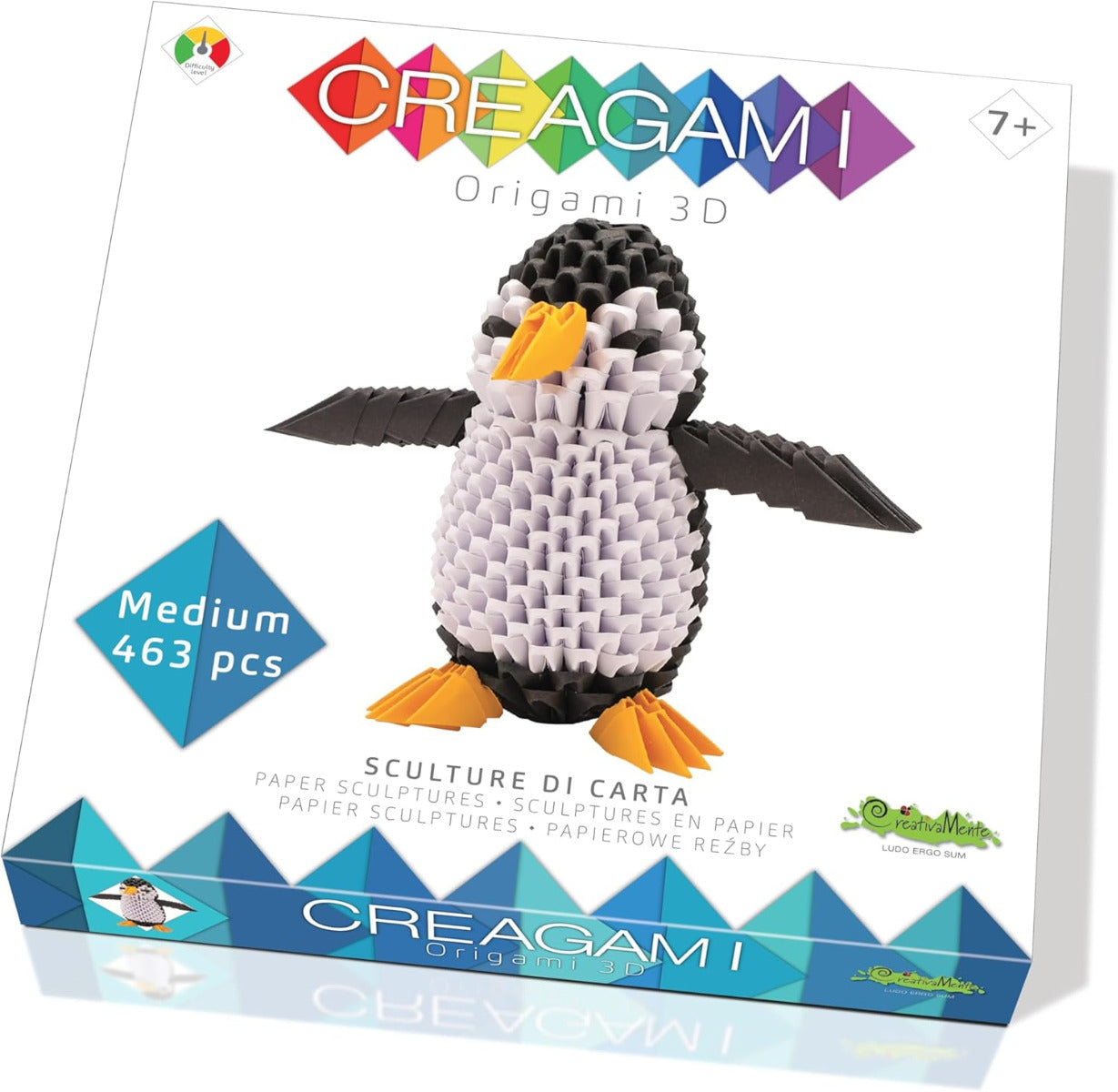 Buy Creagami 3D Penguin Origami Kit 463pcs Medium | Yallatoys.com
