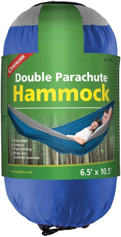 Buy Double Parachute Hammock - Blue/Grey | Yallatoys.com
