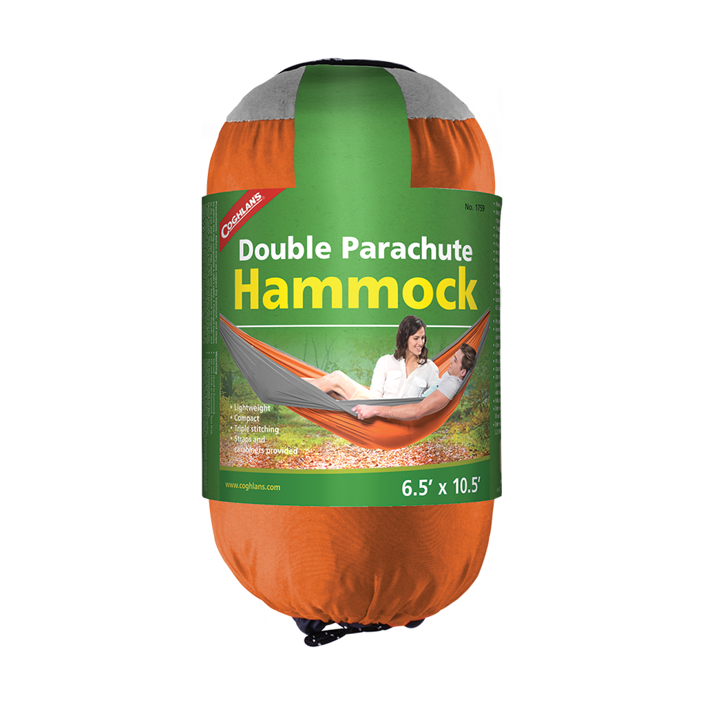 Buy Double Parachute Hammock - Orange/Grey | Yallatoys.com