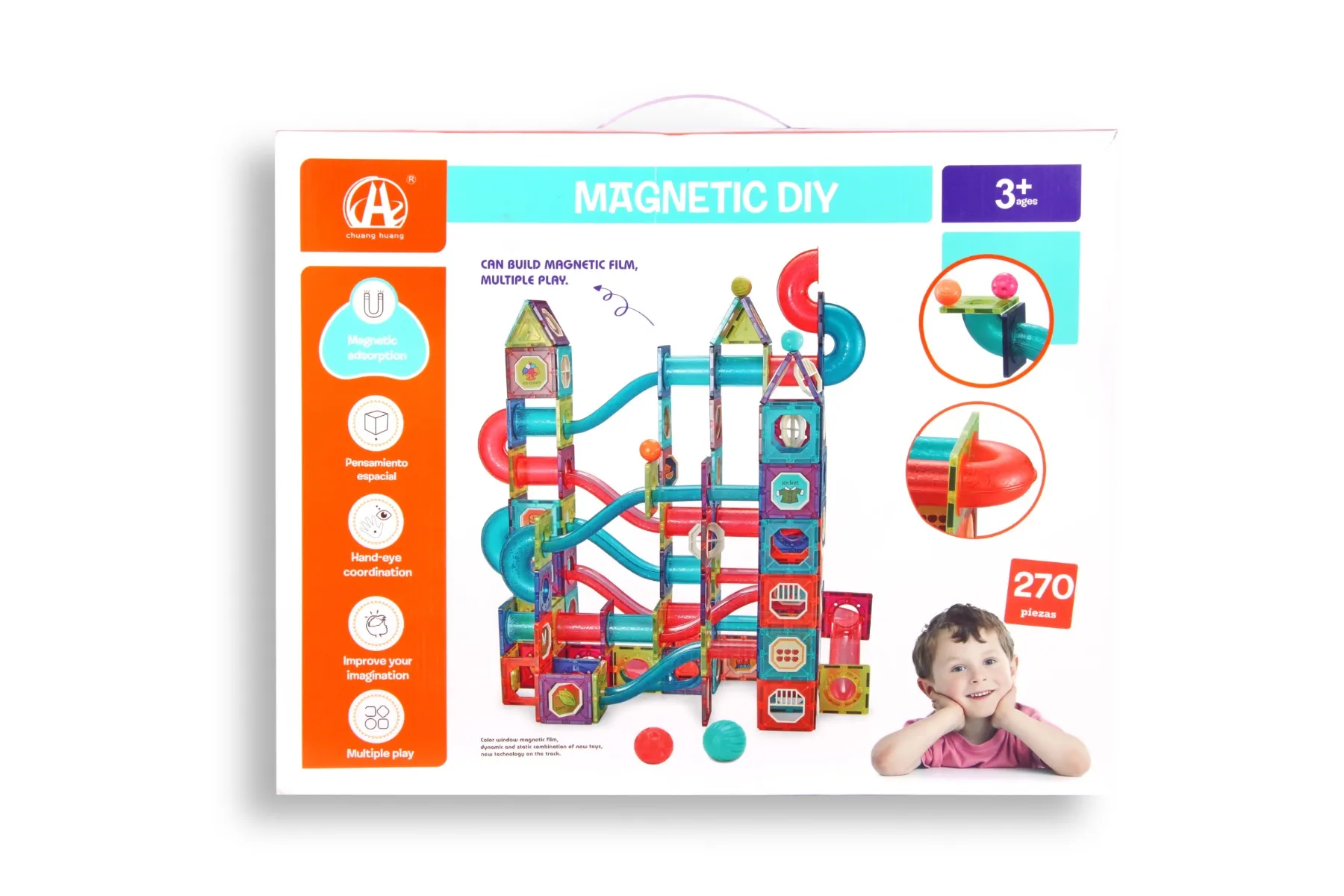 Buy Magnetic Tiles Blocks Set 272pcs | Yallatoys.com