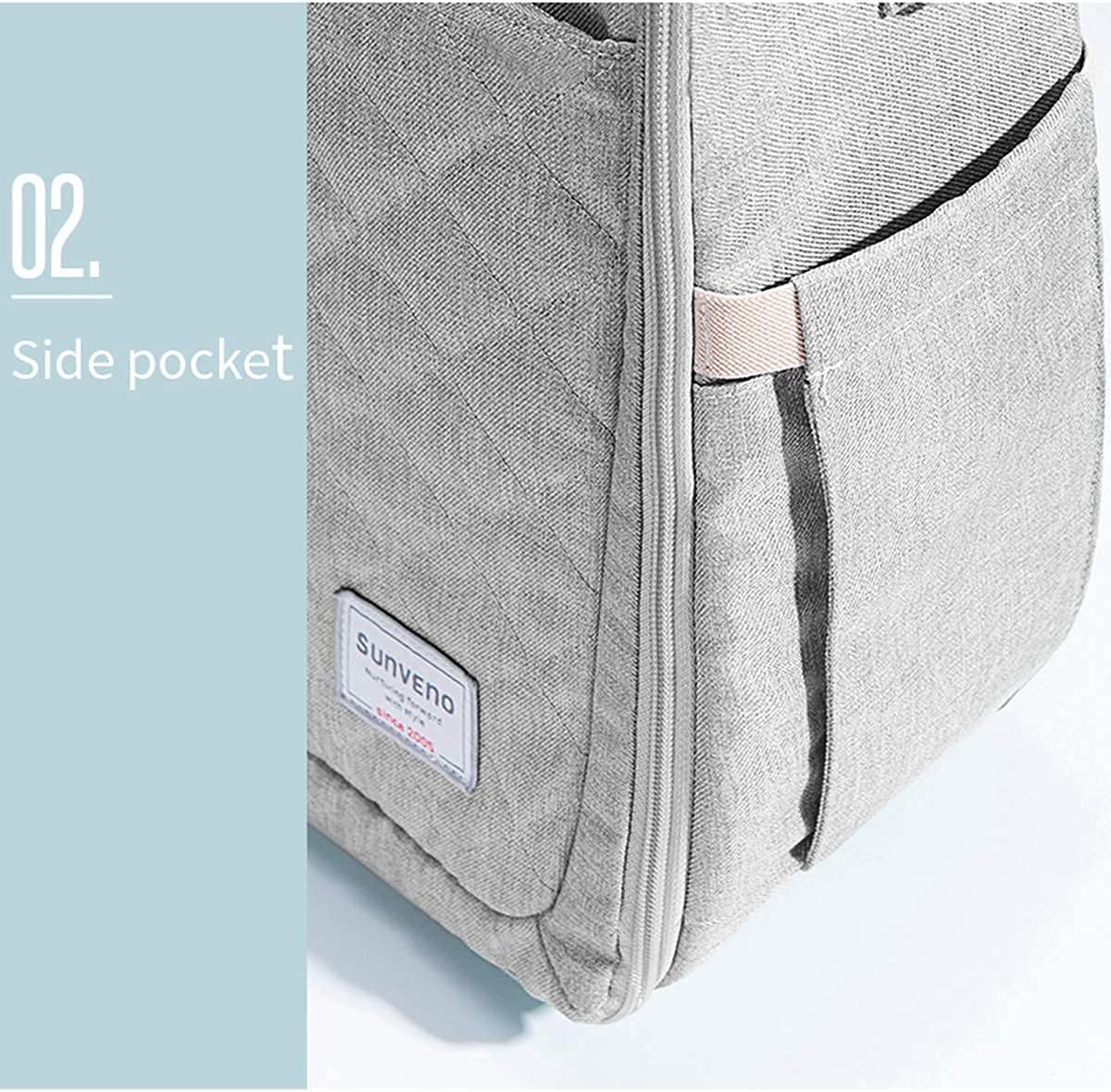 Sunveno  Portable Baby Bed & Bag  Grey Sunveno Yallatoys