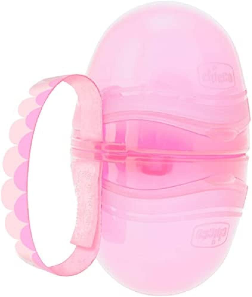 Chicco Double Soother Holder - Pink Chicco Yallatoys