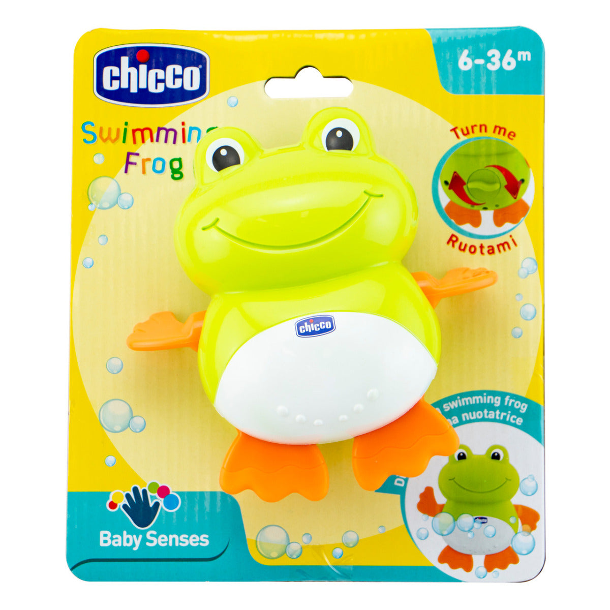 Chicco Swimming Frog Bath Toy Chicco Yallatoys