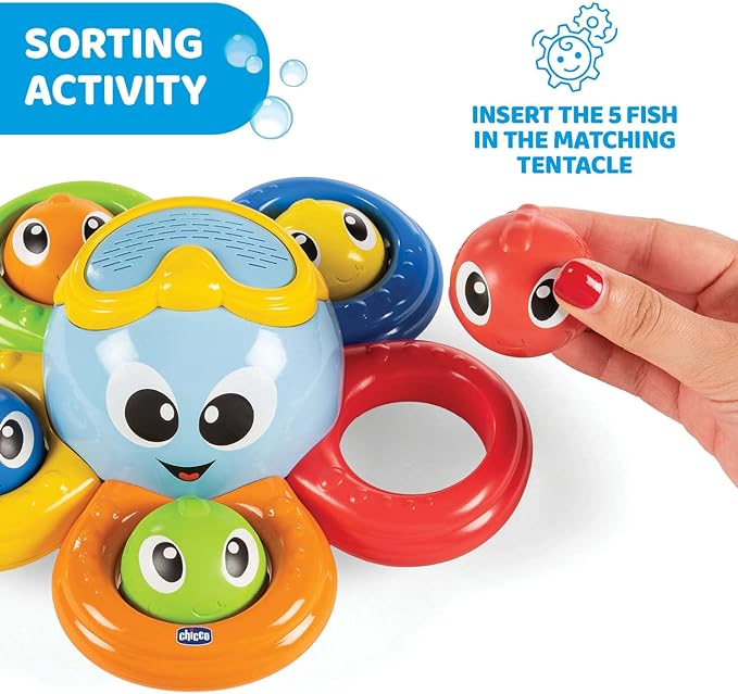 Buy Chicco Gioco Bagno Billy il Polpo Bath Toy | Yallatoys.com