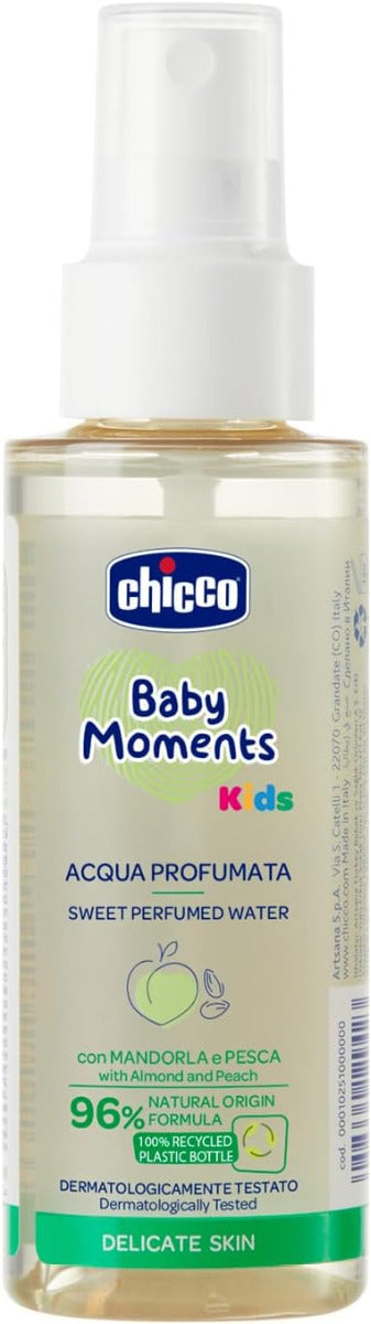 Chicco Baby Moments Sweet Perfumed Water For Kids Delicate Skin 0M+ 100Ml Chicco Yallatoys