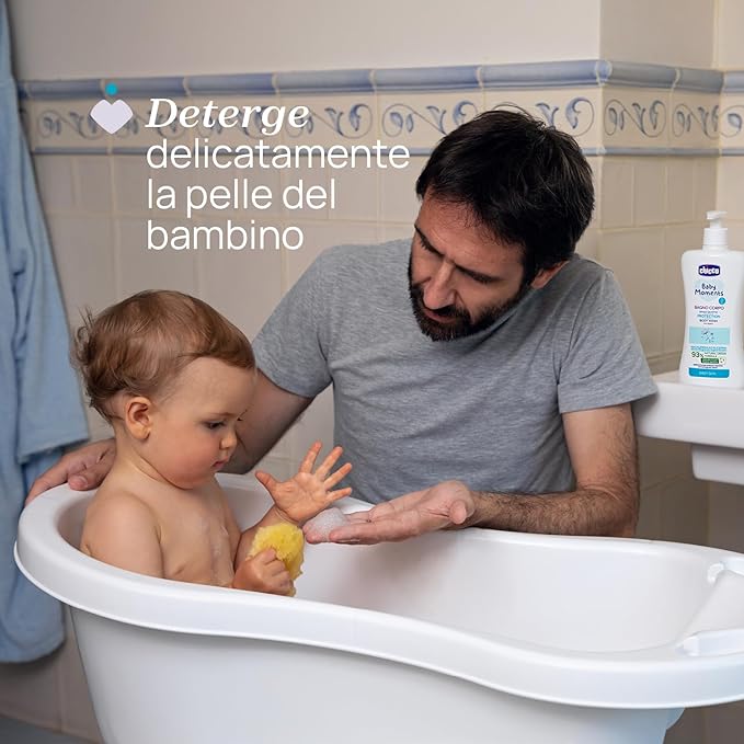 Chicco Baby Moments Body Wash No Tears Protection For Skin 0M+ 500Ml Chicco Yallatoys