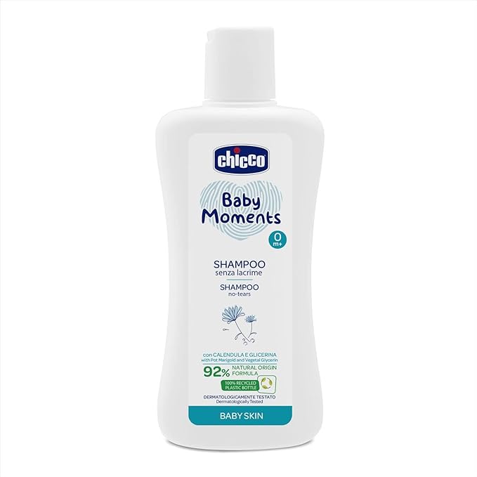 Chicco Baby Moments Shampoo No Tears For Skin 0M+ 200Ml Chicco Yallatoys
