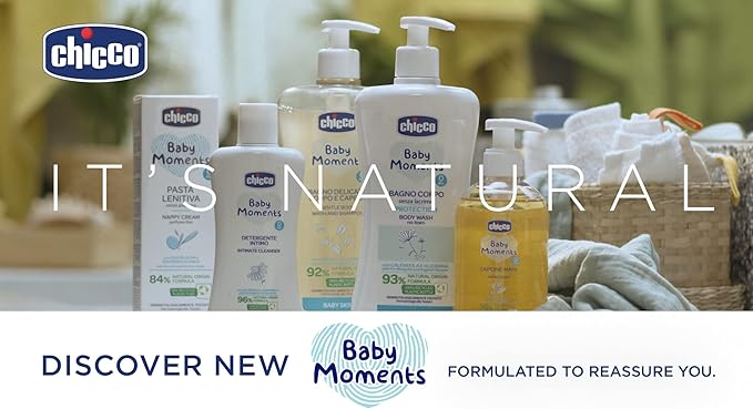 Chicco Baby Moments Shampoo No Tears For Skin 0M+ 200Ml Chicco Yallatoys