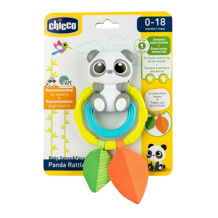 Chicco Panda  Early Activity Rattle Toy Chicco Yallatoys