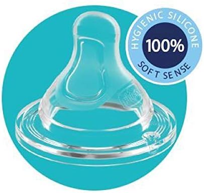 Chicco Baby Well Being Feeding Bottle For Boys - 330Ml - Fast Flow - Silicone Chicco Yallatoys