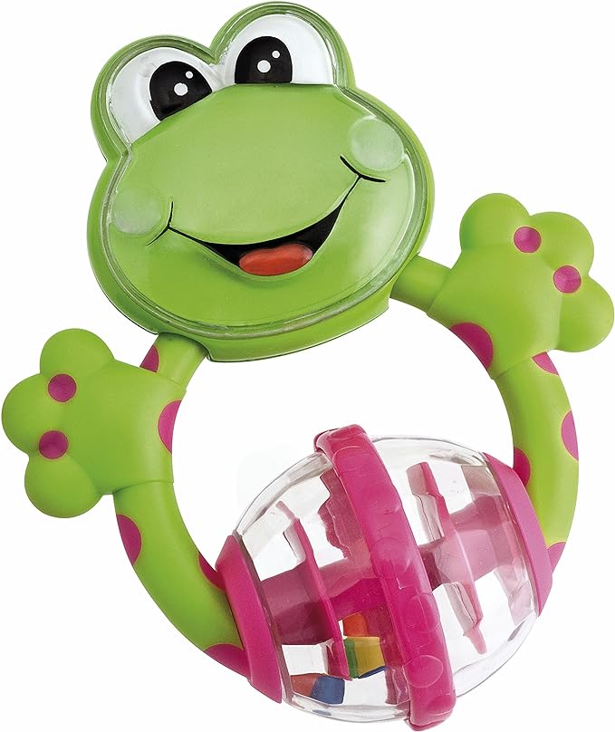 Chicco Fun Teething Rattles Frog Nursery Toy Chicco Yallatoys