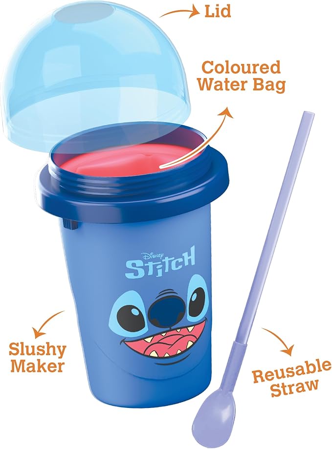 Buy ChillFactor Disney Reusable Squeeze Cup Maker with Stitch Character Design | Yallatoys.com