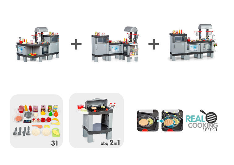 Buy Chicos XL Modular Childrens Kitchen With Real Effect | Yallatoys.com