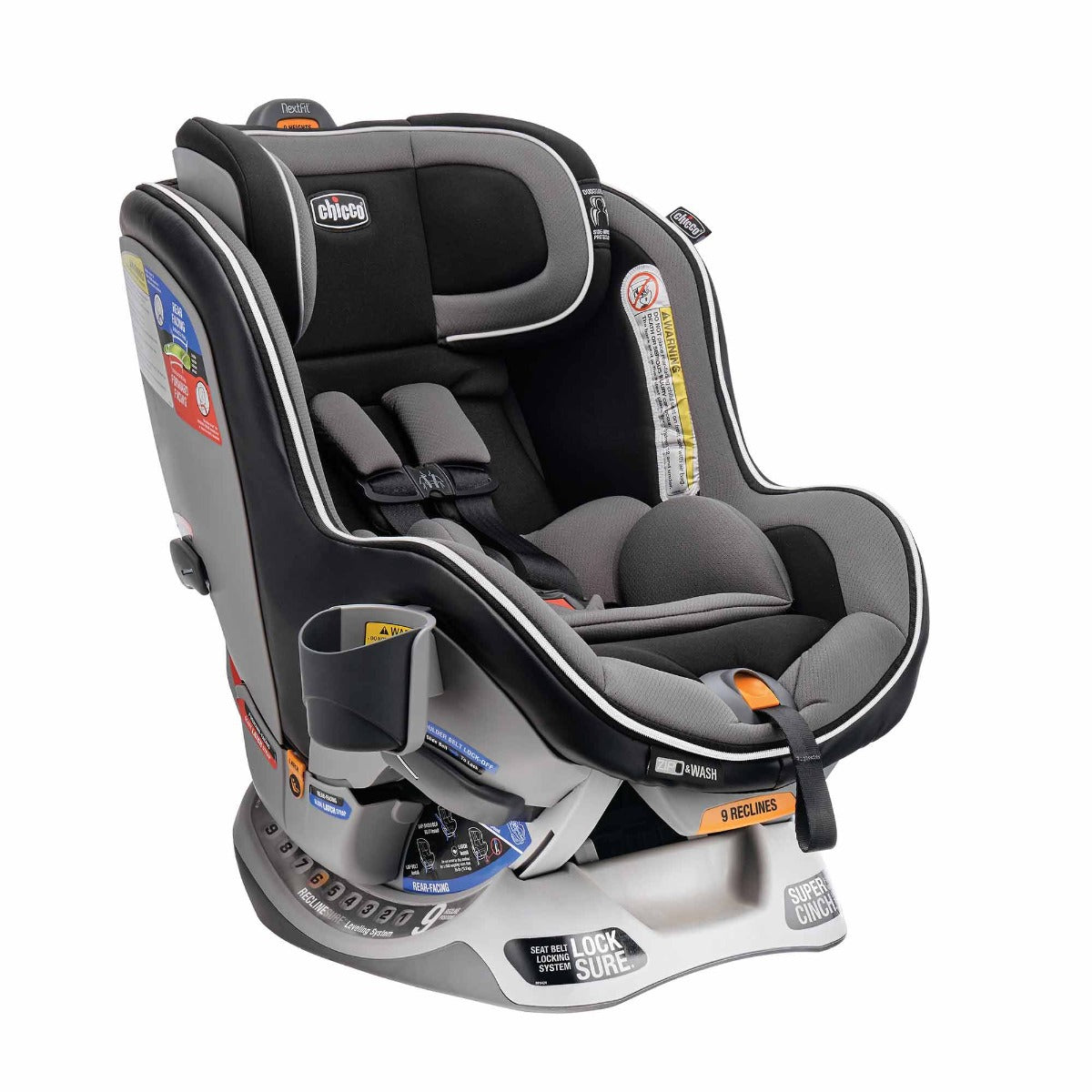 Chicco NextFit Zip Convertible Car Seat - Carbon USA Chicco Yallatoys