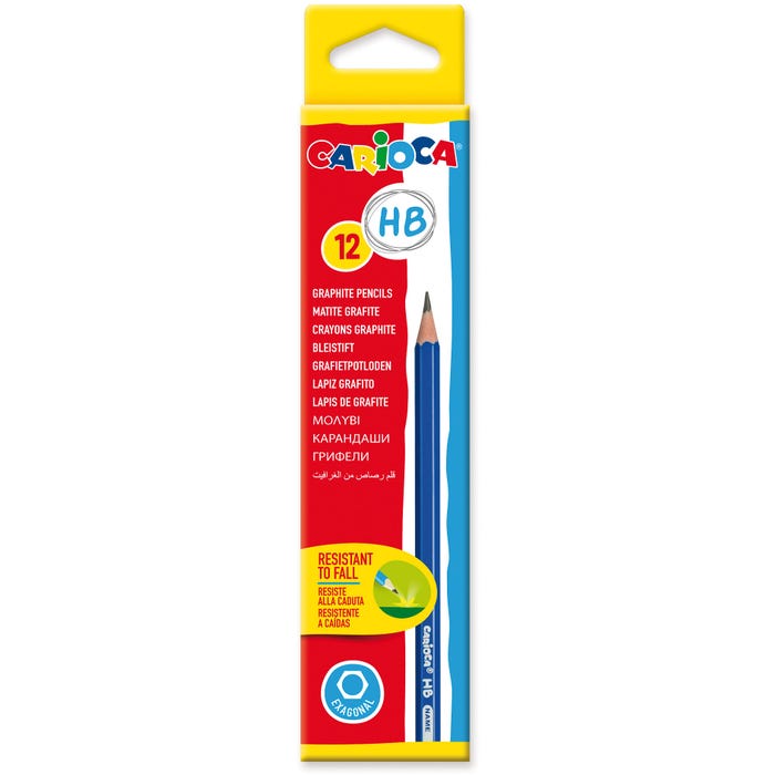 Buy Carioca Graphite Pencils HB 12pcs | Yallatoys.com