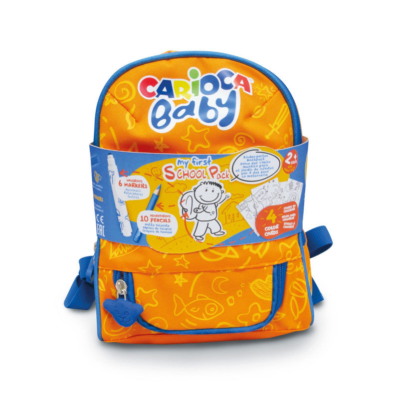 Buy Carioca Baby Backpack 9inches & Color Sets | Yallatoys.com