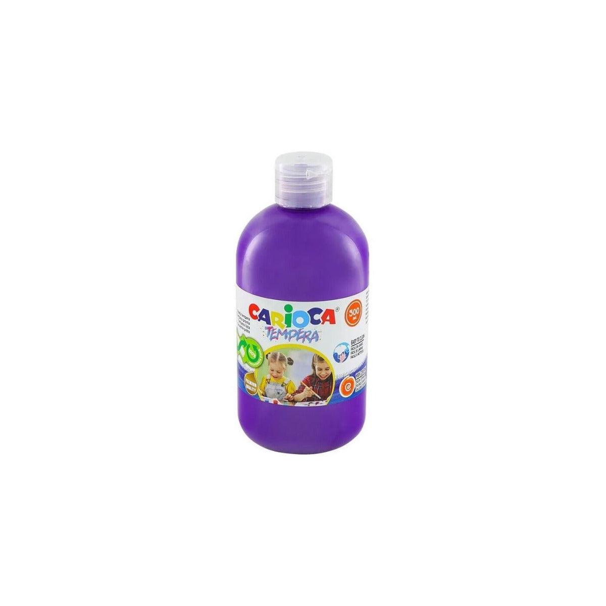 Buy Carioca Tempera Bottle Standard Color 500ml Purple | Yallatoys.com