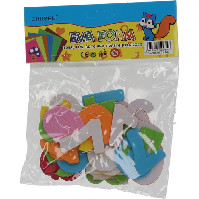 Buy Chiisen Eva Foam Numbers Stickers DIY | Yallatoys.com