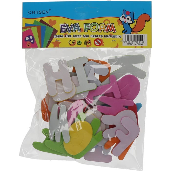 Buy Chiisen Eva Foam English Alphabet letter Stickers DIY | Yallatoys.com