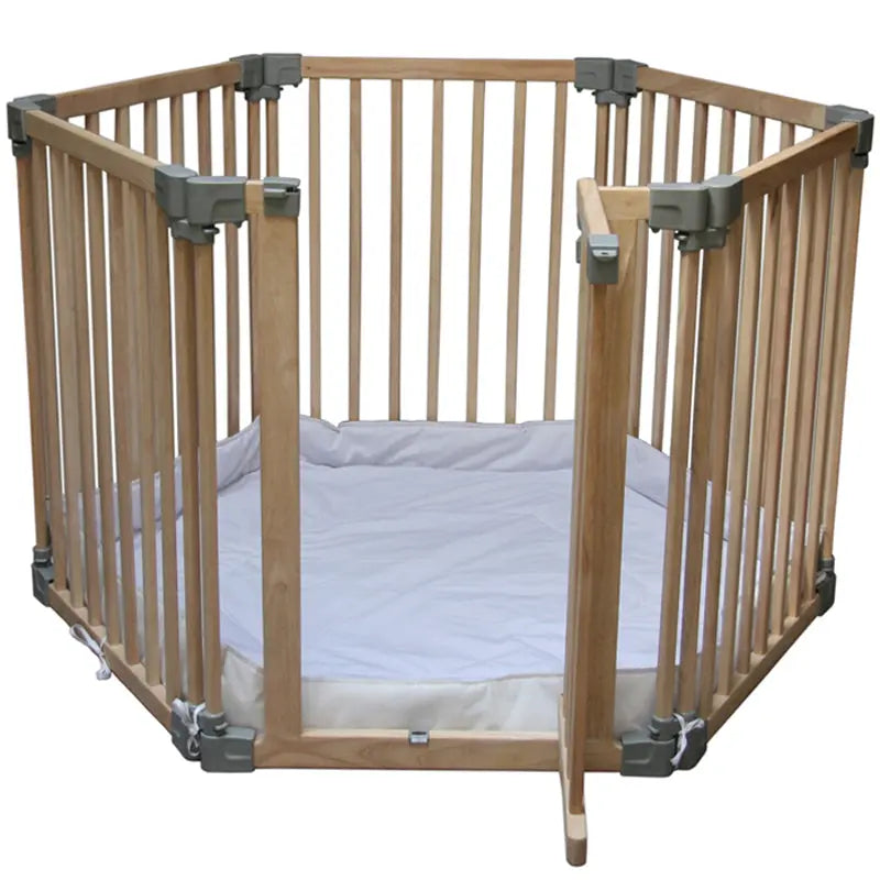 Clippasafe Multifunctional Wooden Playpen with Mat Clippasafe Yallatoys