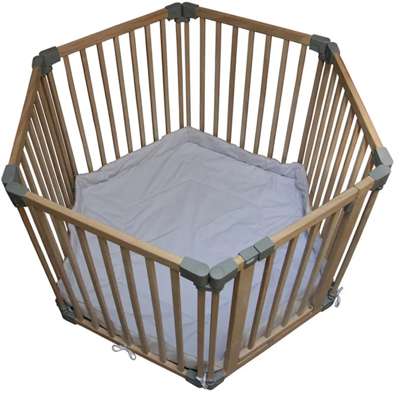 Clippasafe Multifunctional Wooden Playpen with Mat Clippasafe Yallatoys