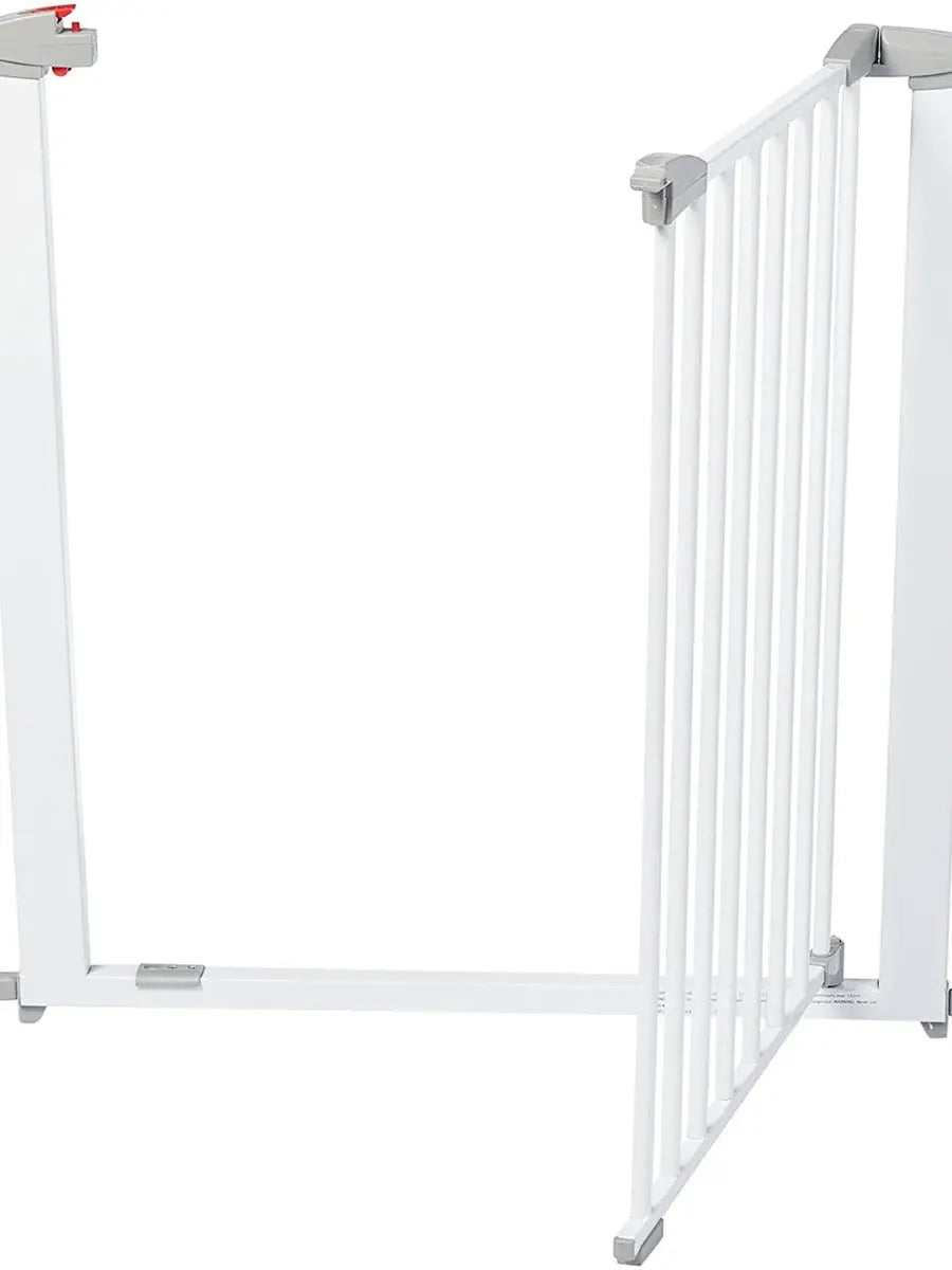 Clippasafe Swing Shut Extendable Gate  73 96Cm Metal White Clippasafe Yallatoys