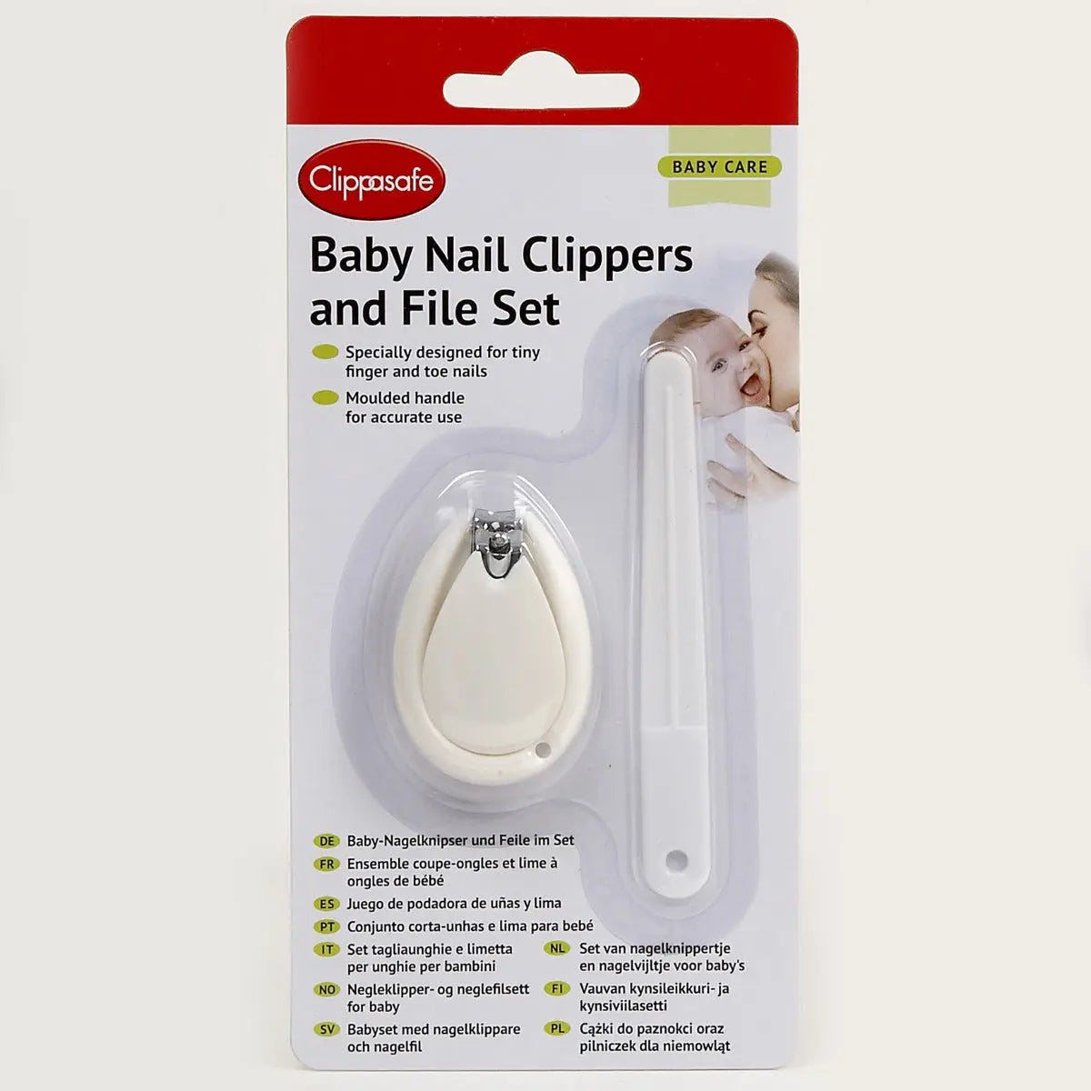 Clippasafe Baby Nail Clippers & File Set Clippasafe Yallatoys