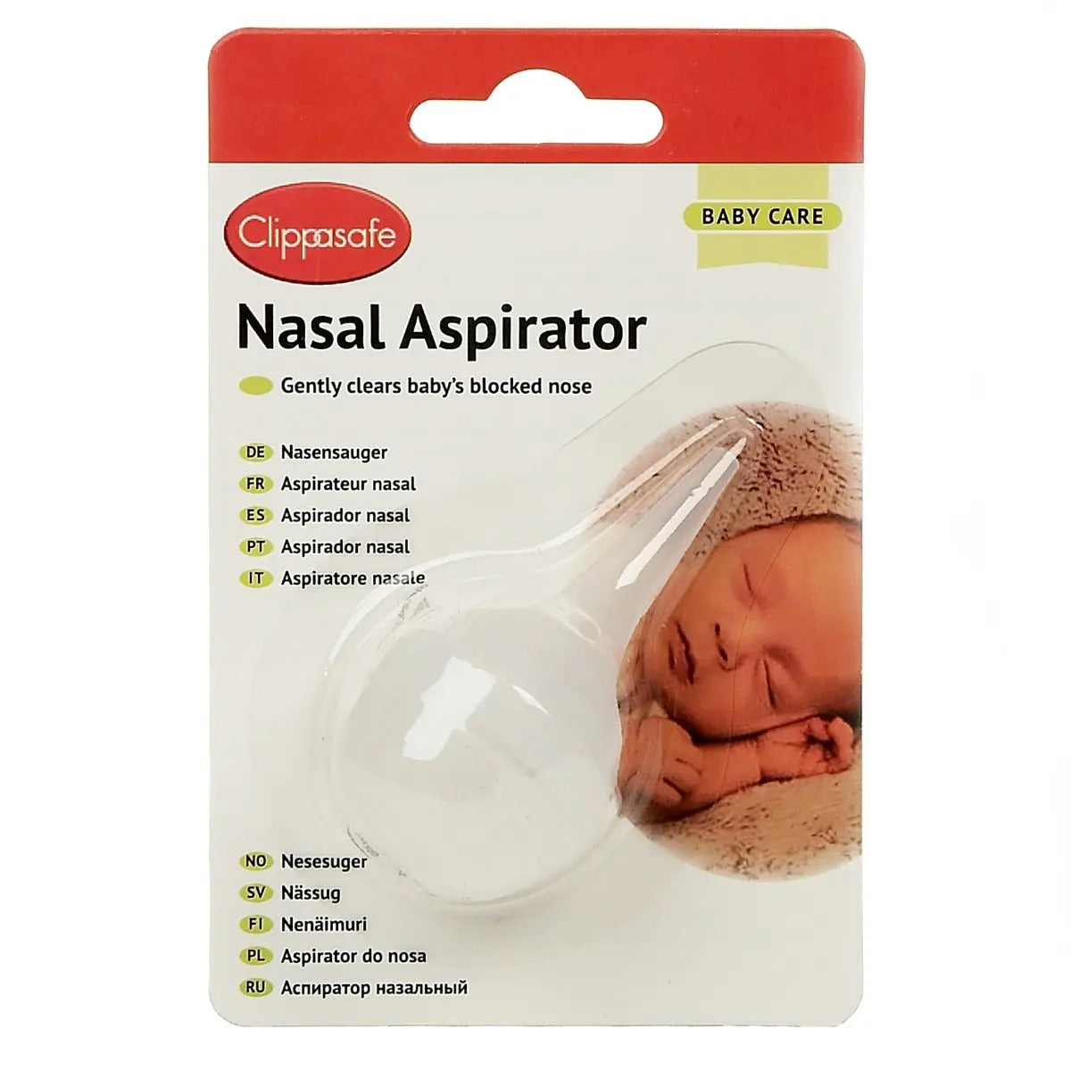 Clippasafe Nasal Aspirator Clippasafe Yallatoys
