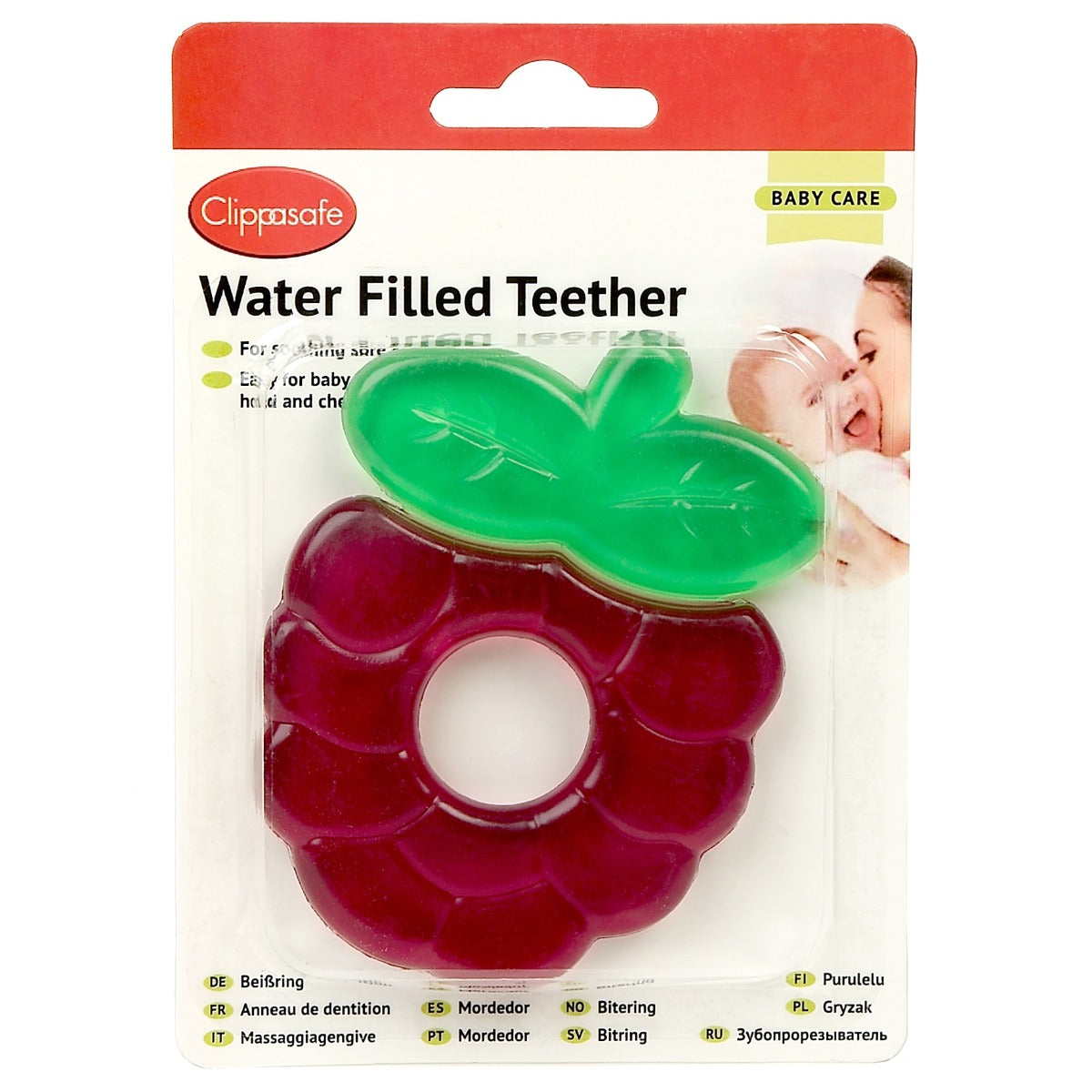 Buy Clippasafe Water Filled Teether Berry Shape | Yallatoys.com