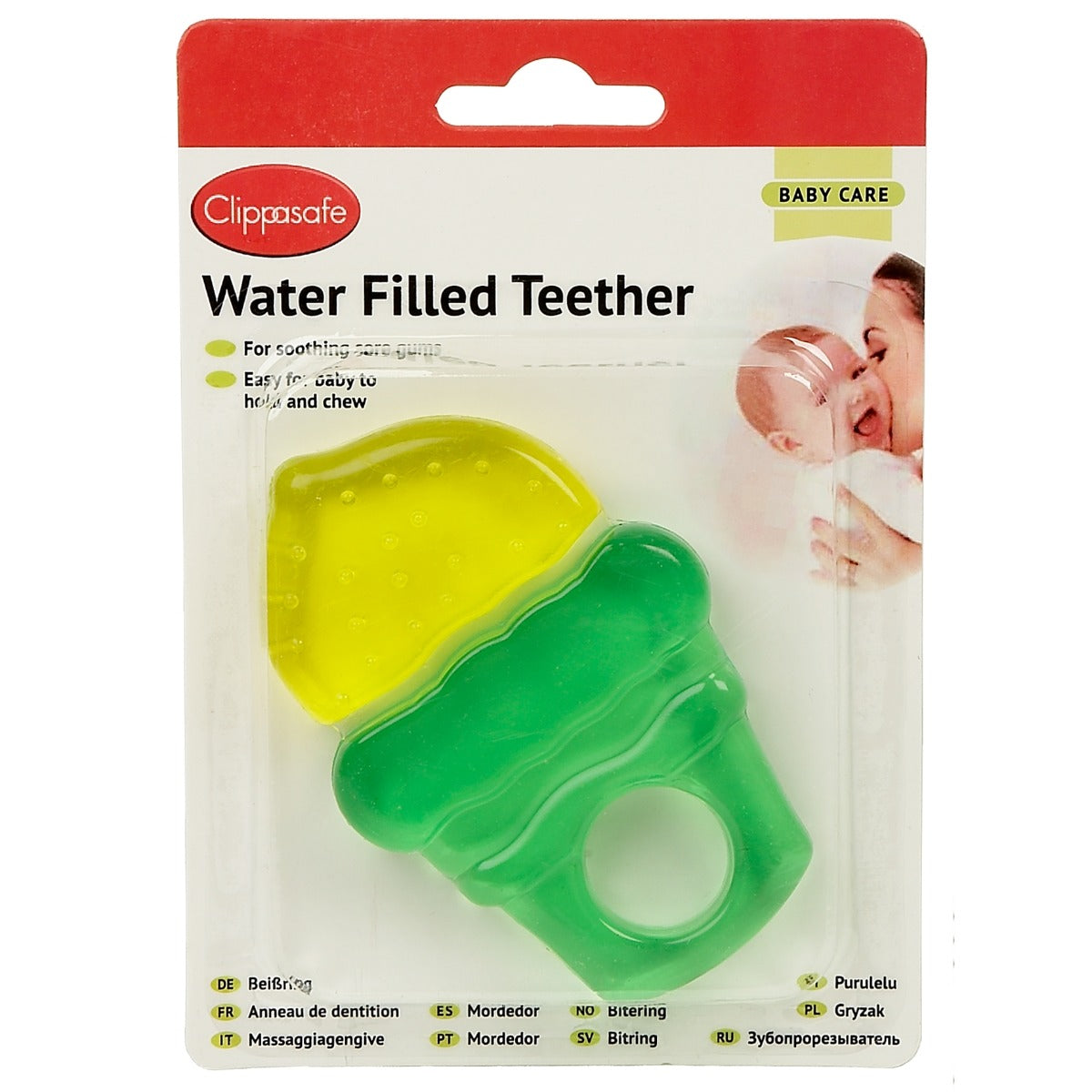 Buy Clippasafe Water Filled Teether Ice Cream | Yallatoys.com