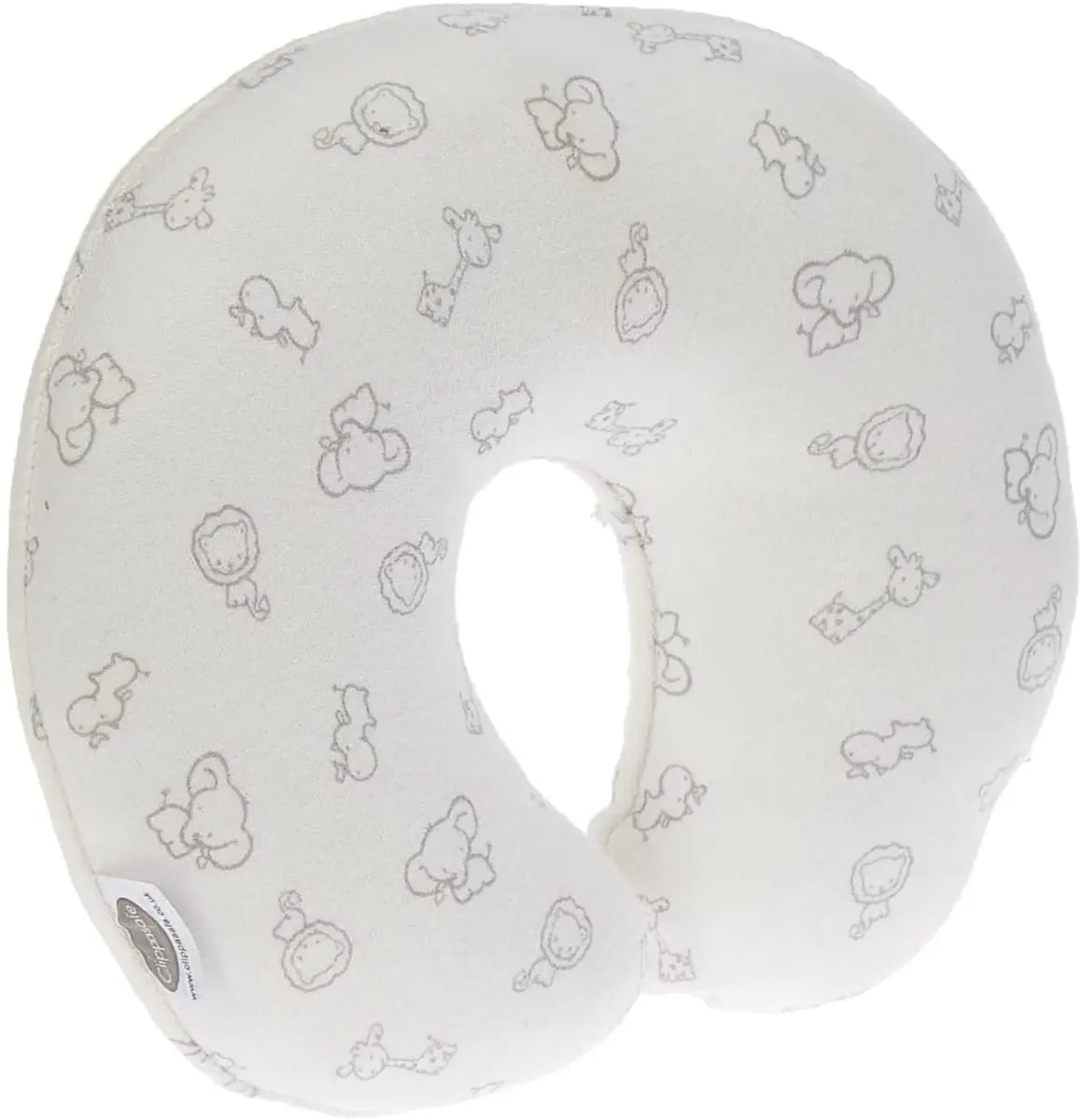 Clippasafe Baby Neck Support Pillow Safari Print Clippasafe Yallatoys