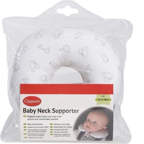 Buy Clippasafe Baby Neck Support Pillow Safari Print | Yallatoys.com