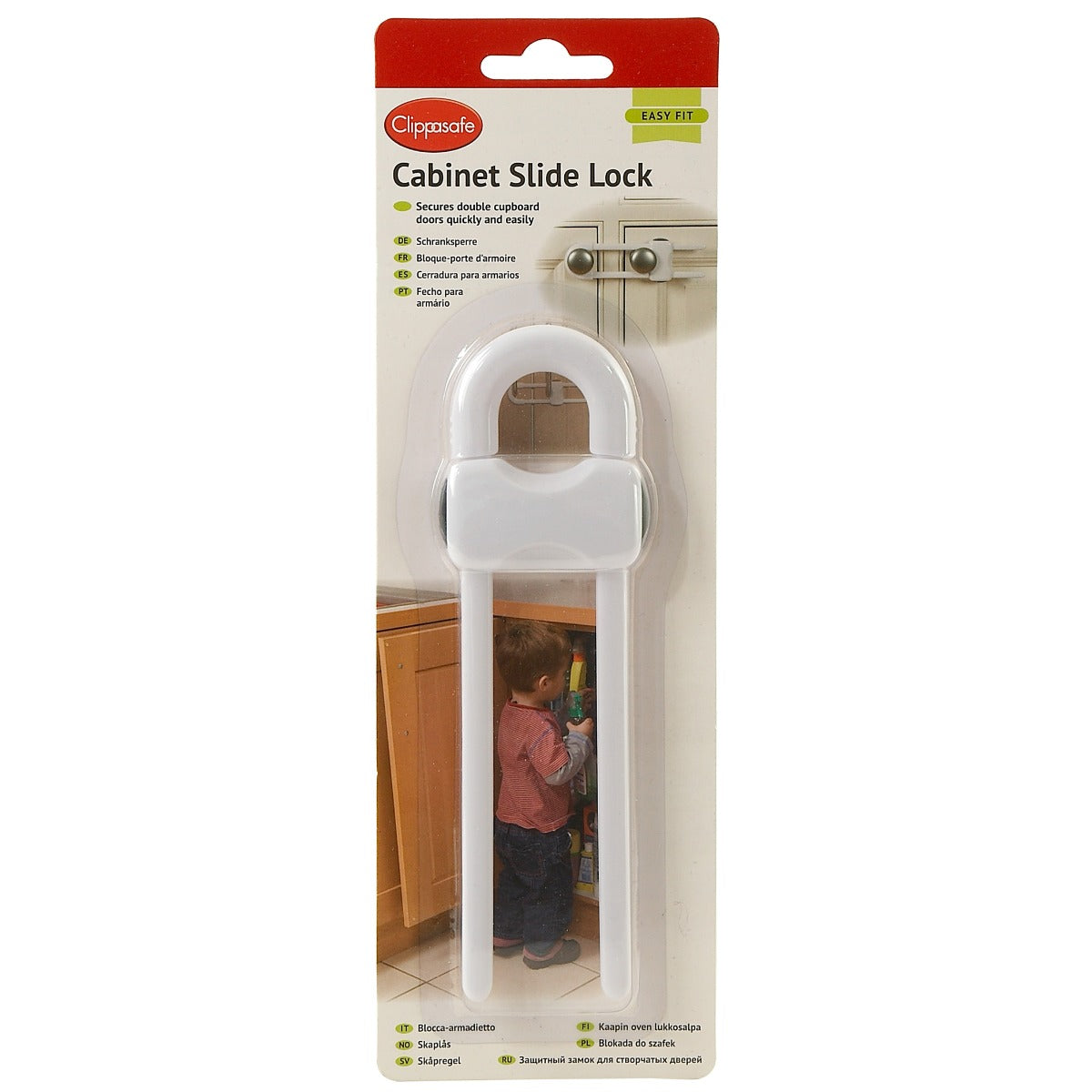 Buy Clippasafe Cabinet Slide Lock | Yallatoys.com