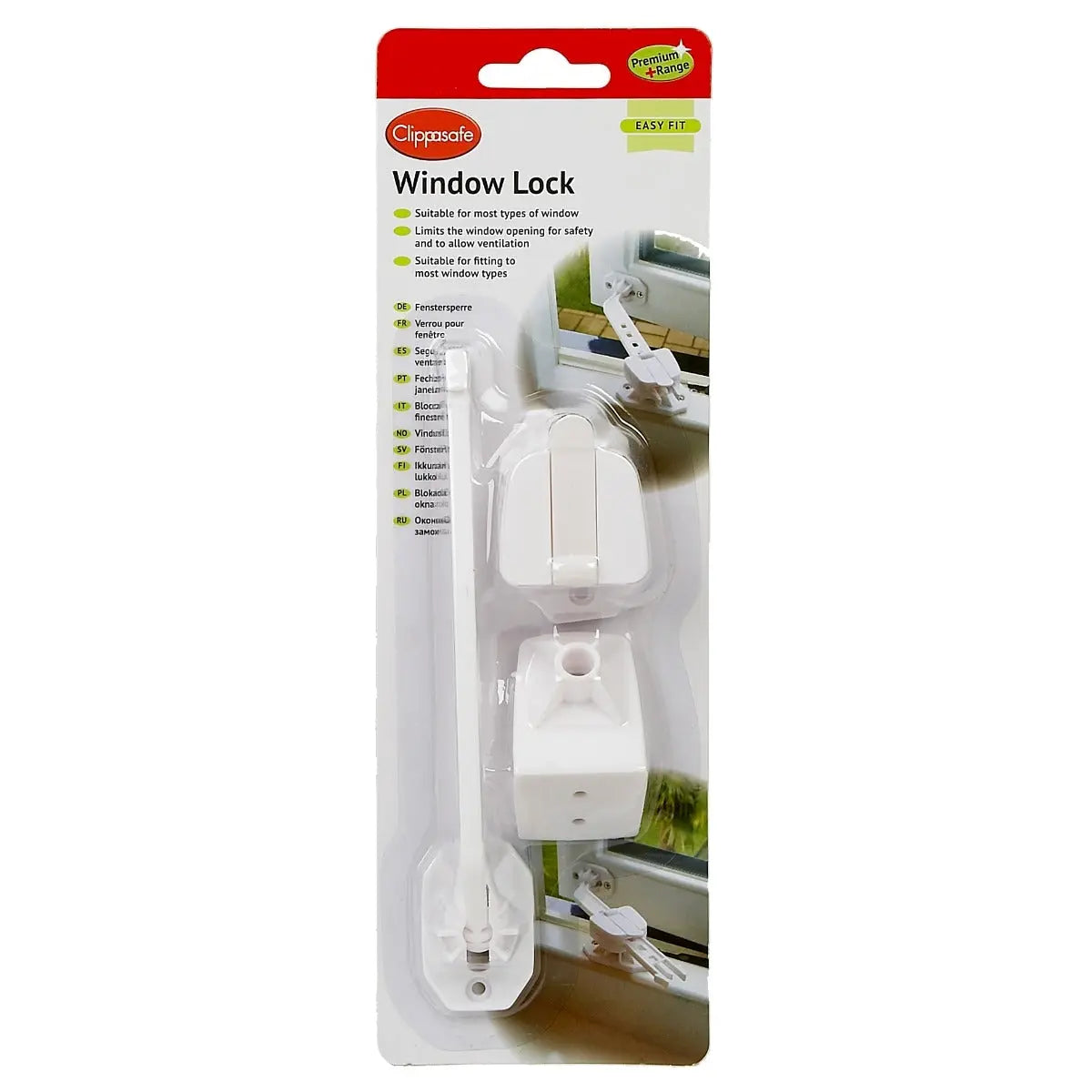 Clippasafe Window Lock Premium+ Range  New Clippasafe Yallatoys