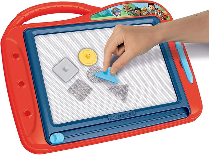 Buy Clementoni Paw Patrol Magnetic Drawing Painting Board Erase & Reusable with 3 Stencils | Yallatoys.com