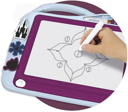 Buy Clementoni Frozen Magnetic Drawing Painting Board Erase & Reusable with 3 Stencils | Yallatoys.com