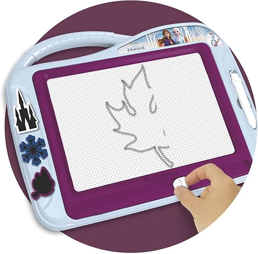 Buy Clementoni Frozen Magnetic Drawing Painting Board Erase & Reusable with 3 Stencils | Yallatoys.com
